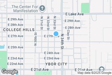 Map image of the property - 3301 E 27th Ave