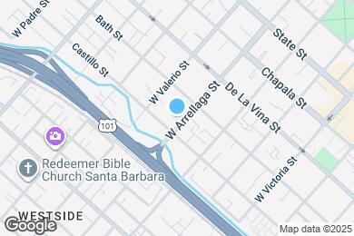 Map image of the property - 324 W Arrellaga St