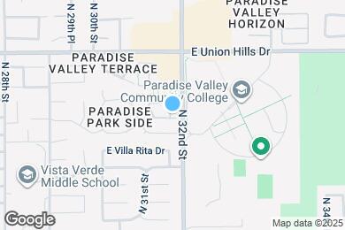 Map image of the property - 18250 N 32nd St