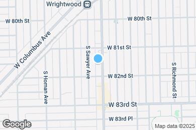 Map image of the property - 8136 S Kedzie Ave