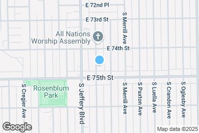 Map image of the property - 7437-7439 S Chappel Ave