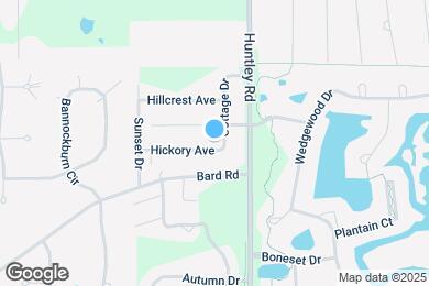 Map image of the property - 8616 Hickory Ave