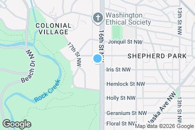 Map image of the property - 7606 16th St NW