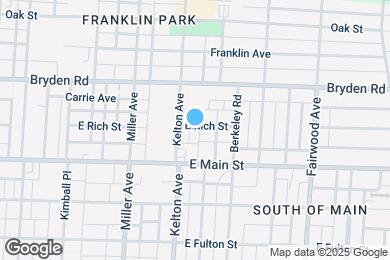 Map image of the property - 1551 E Rich St