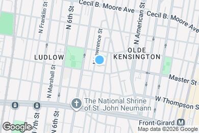 Map image of the property - 418 Harlan St