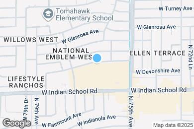 Map image of the property - 7555 W Devonshire Ave