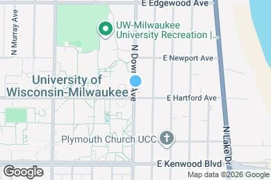 Map image of the property - 3316 N Downer Ave