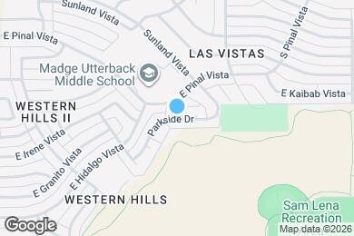 Map image of the property - 2439 Parkside Dr