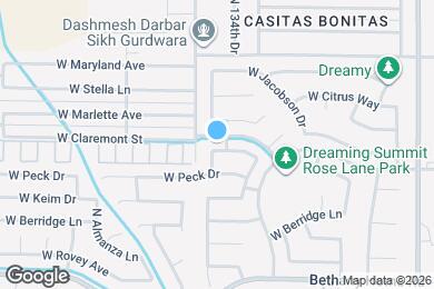 Map image of the property - 13442 W Rose Ln