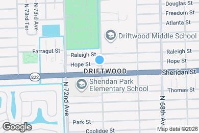 Map image of the property - 7060 Hope St