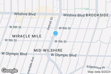 Map image of the property - 838 S La Brea Ave