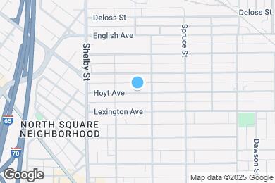 Map image of the property - 1340 Hoyt Ave