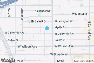 Map image of the property - 525 W California Ave