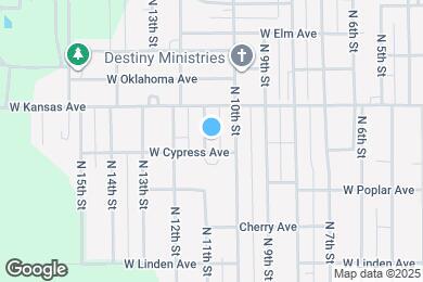 Map image of the property - 1308 N 11th St