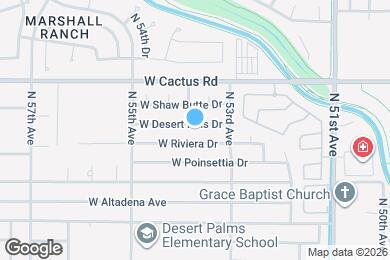 Map image of the property - 5337 W Desert Hills Dr