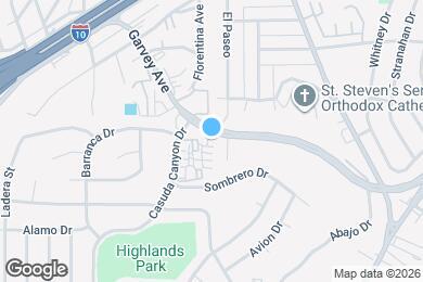 Map image of the property - 110 Casuda Canyon Dr