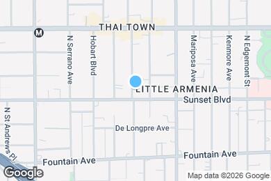 Map image of the property - 1516 1/2 N Kingsley Dr