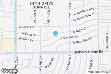 Map image of the property - 6353 W Keim Dr