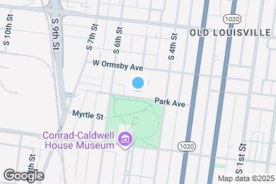 Map image of the property - 433 Park Ave