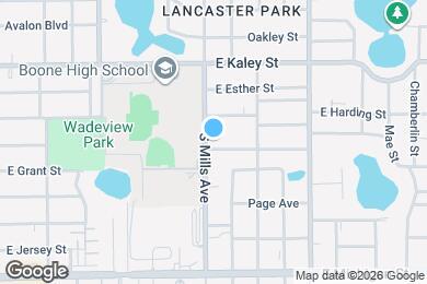 Map image of the property - 2115 S Mills Ave