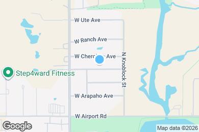 Map image of the property - 708 W Hartwood Ave