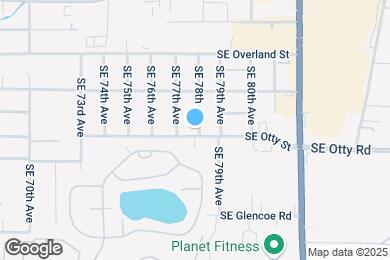 Map image of the property - 7761 SE Otty St