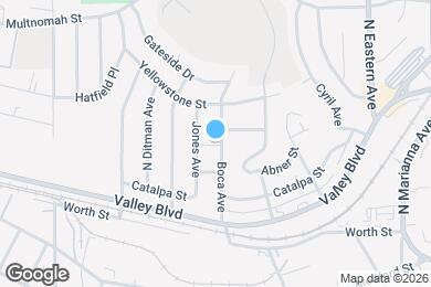 Map image of the property - 1933 Boca Ave