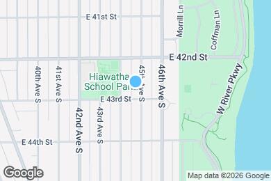 Map image of the property - 4244 45th Ave S