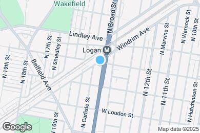Map image of the property - 4944 N Broad St