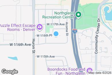 Map image of the property - 446 W 116th Pl