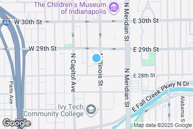 Map image of the property - 2828 N Illinois St