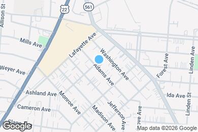 Map image of the property - 4424 Ashland Ave