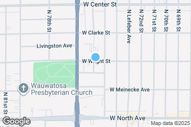 Map image of the property - 7427 W Wright St