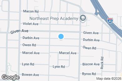 Map image of the property - 4817 Durbin Ave