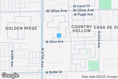 Map image of the property - 6601 W Lawrence Ln