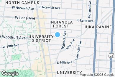 Map image of the property - 85 E Woodruff Ave