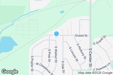 Map image of the property - 529 S Walnut St