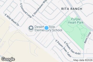 Map image of the property - 9511 E Placita Elemental