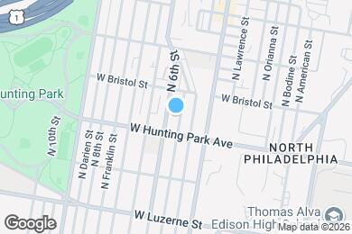 Map image of the property - 4228 N Fairhill St