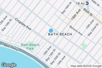 Map image of the property - 188 Bay 17th St
