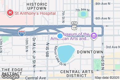 Map image of the property - 701 Mirror Lake Dr N