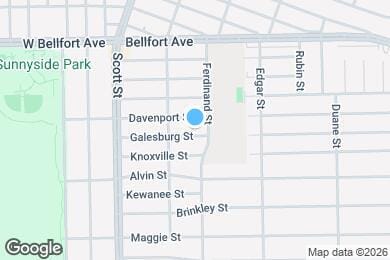 Map image of the property - 4221 Galesburg St