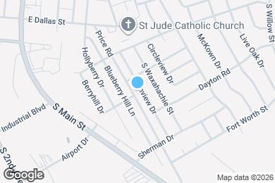 Map image of the property - 606 Plainview Dr