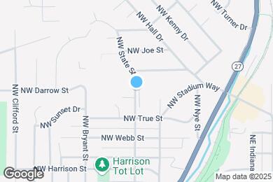 Map image of the property - 1220 NW State St