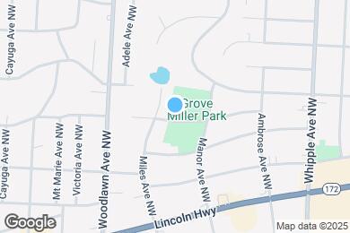 Map image of the property - 4637 Tioga St NW