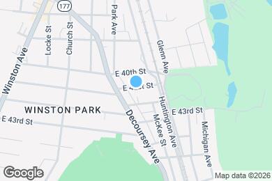 Map image of the property - 315 E 41st St