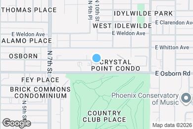 Map image of the property - 1016 E Osborn Rd