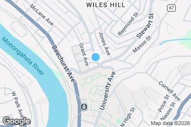 Map image of the property - 2009 University Ave