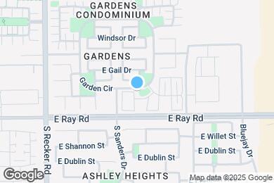 Map image of the property - 1525 S Avocet St