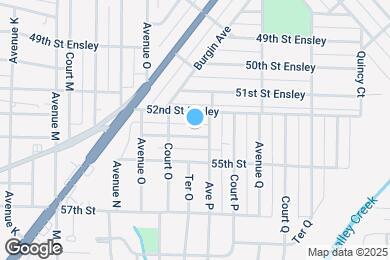 Map image of the property - 1548 53rd Street Ensley